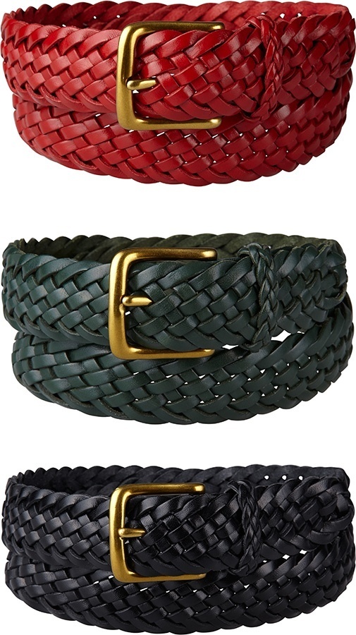 Braided Leather Belt